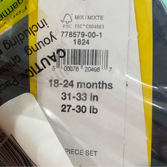 NWT Gap Heart Organic Cotton Pajamas - Picture 4 of 4